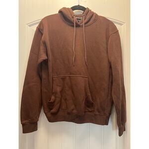 Pretty Little Thing Women’s Pullover Outdoor Gear Hoodie Sweatshirt Size S Brown